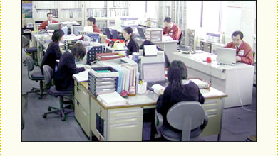 5F Business section, Quality assurance section, Production control section, General Affairs section1