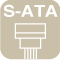 S-ATA(シリアルATA)用コネクター未対応